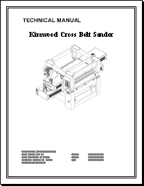 Crossbelt Sander Techincal Manual