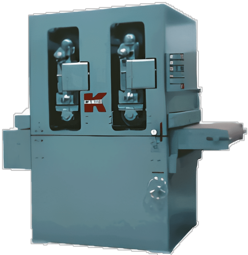 Heavy-duty woodworking machine in blue
