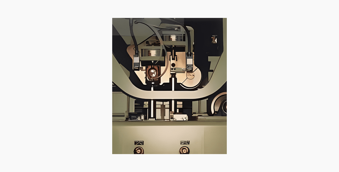 Close-up of industrial machinery parts