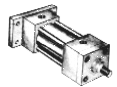 Detailed hydraulic cylinder drawing
