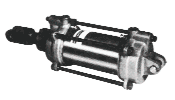 Mechanical pneumatic cylinder unit